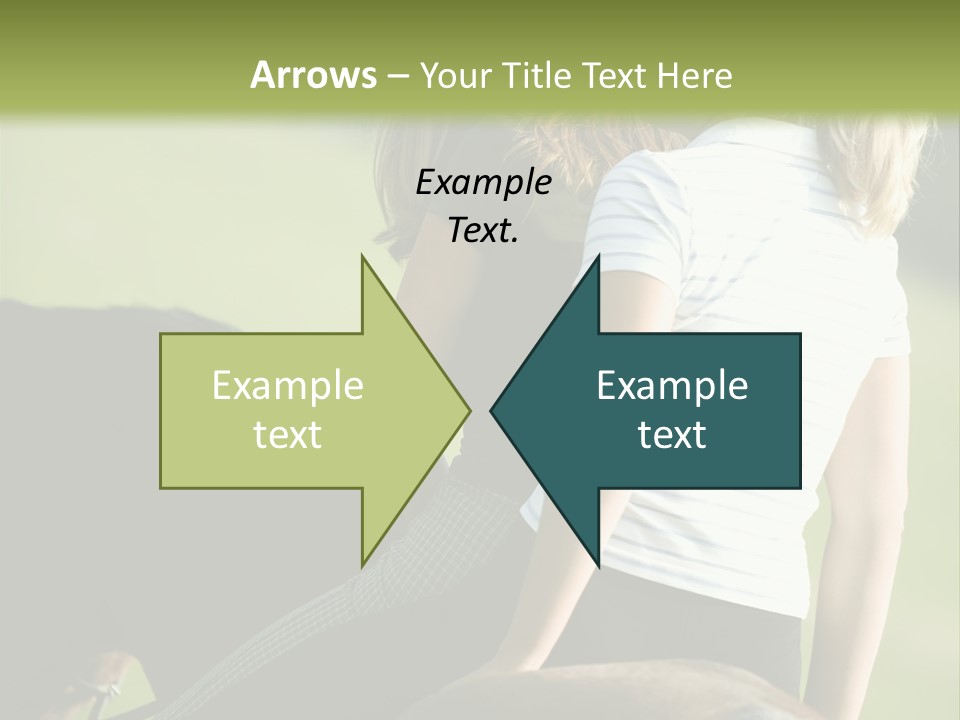 Outdoor Horse Images PowerPoint Template