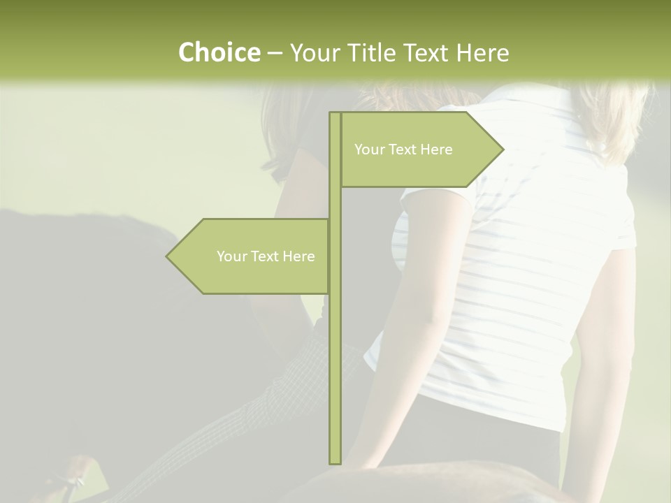 Outdoor Horse Images PowerPoint Template