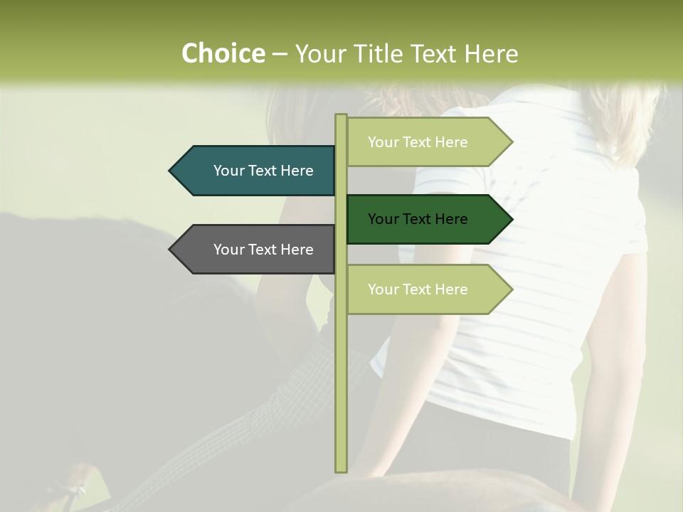 Outdoor Horse Images PowerPoint Template