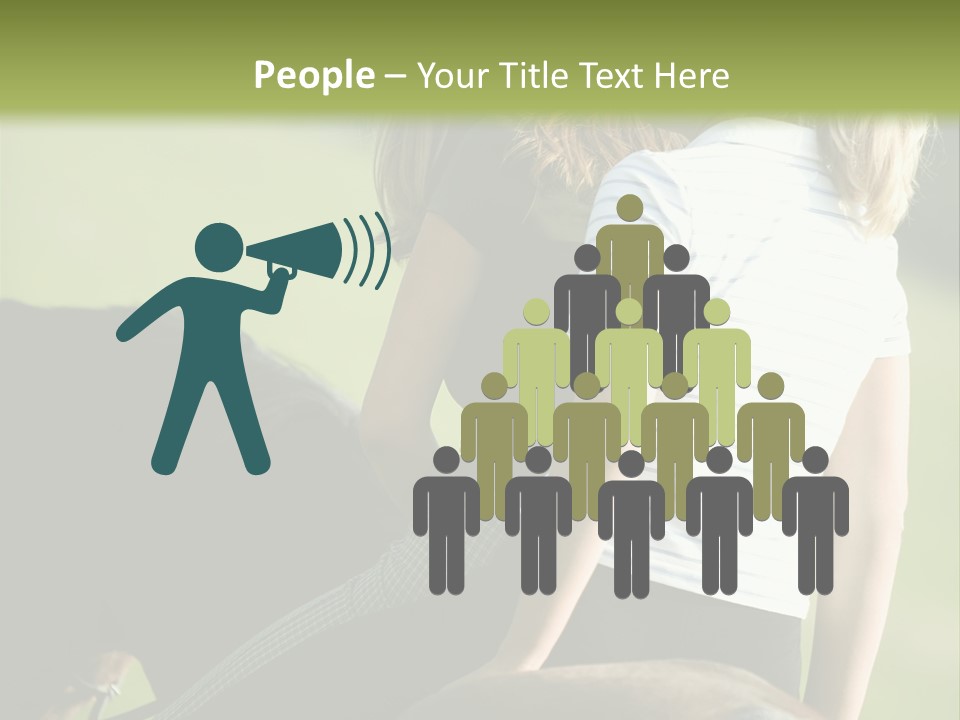 Outdoor Horse Images PowerPoint Template