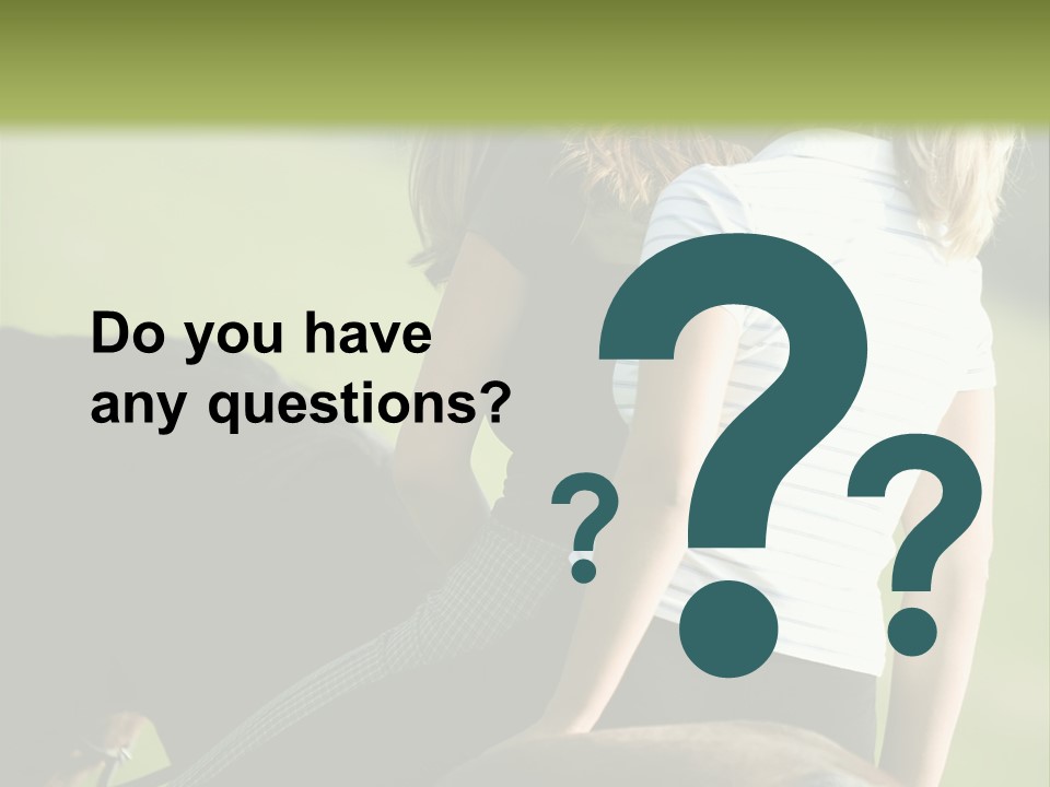 Outdoor Horse Images PowerPoint Template