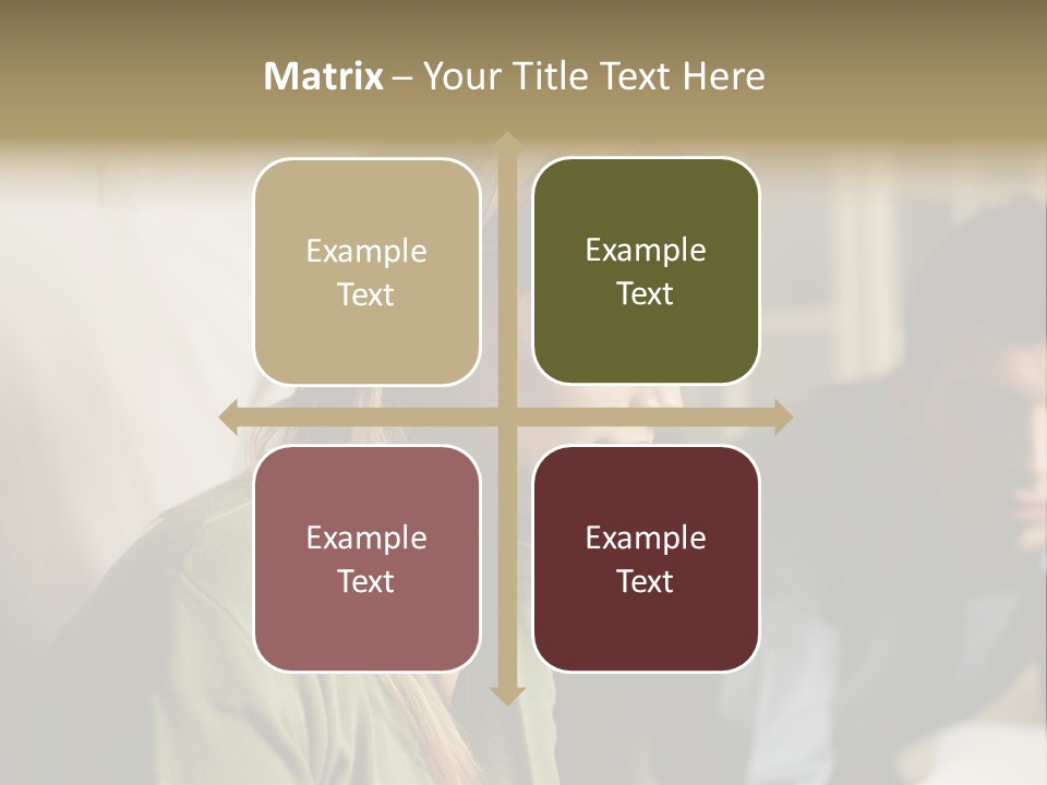 Sitting Poster Stockphotographs PowerPoint Template