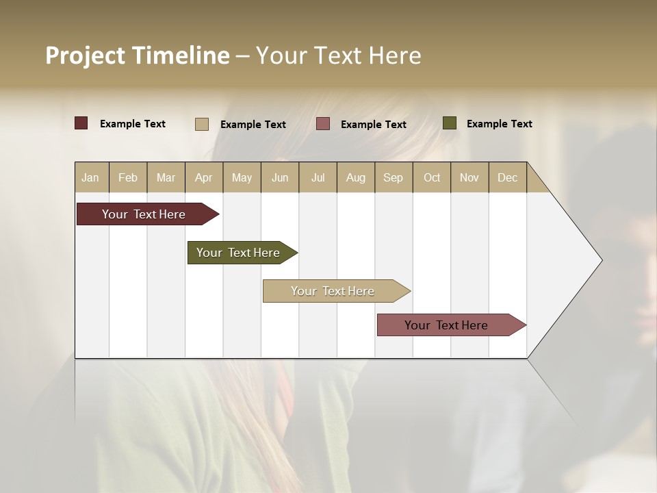 Sitting Poster Stockphotographs PowerPoint Template