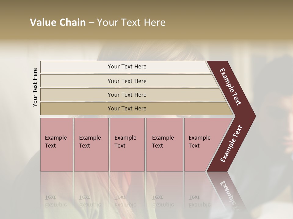 Sitting Poster Stockphotographs PowerPoint Template