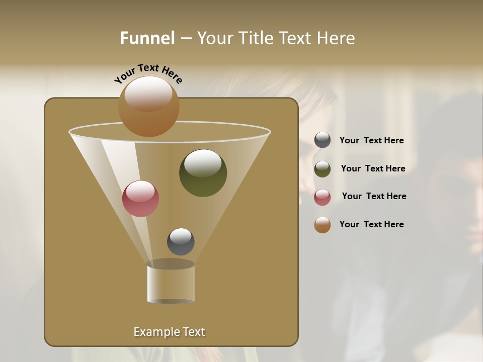 Sitting Poster Stockphotographs PowerPoint Template