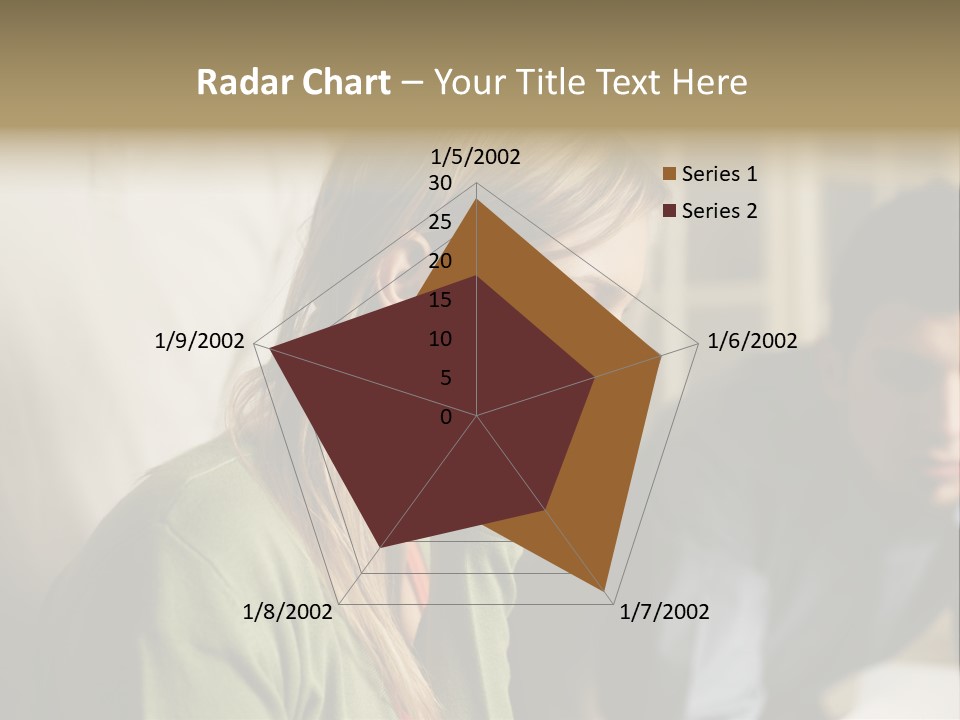 Sitting Poster Stockphotographs PowerPoint Template