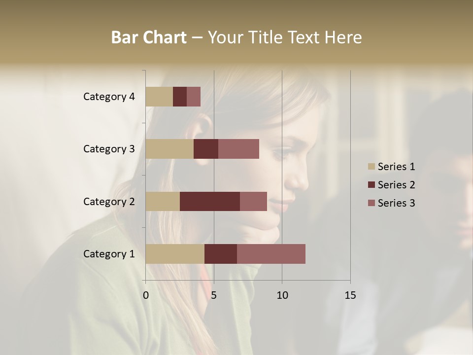 Sitting Poster Stockphotographs PowerPoint Template