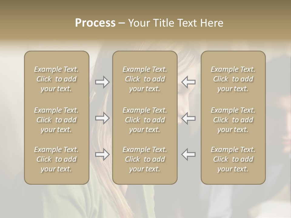 Sitting Poster Stockphotographs PowerPoint Template