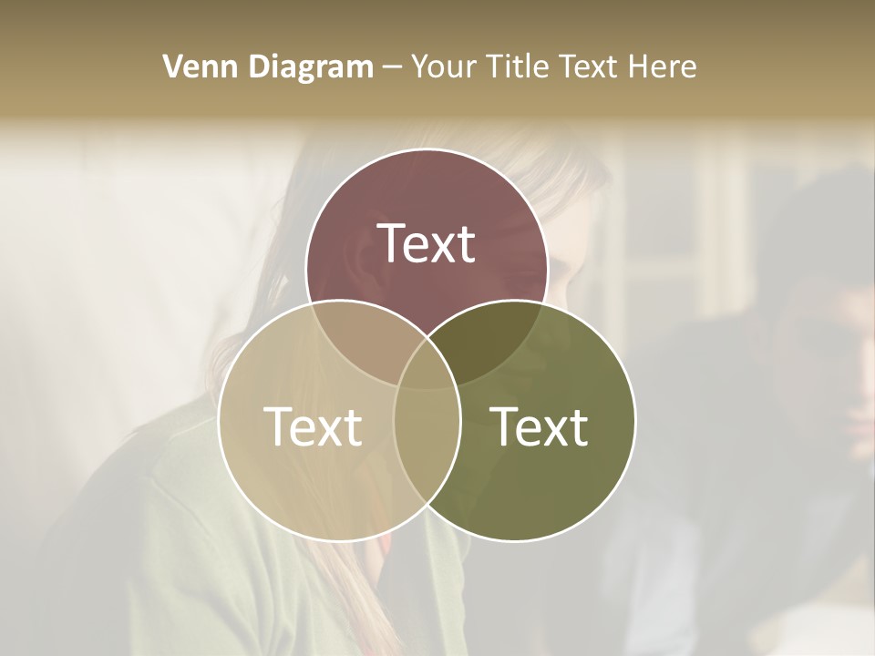 Sitting Poster Stockphotographs PowerPoint Template