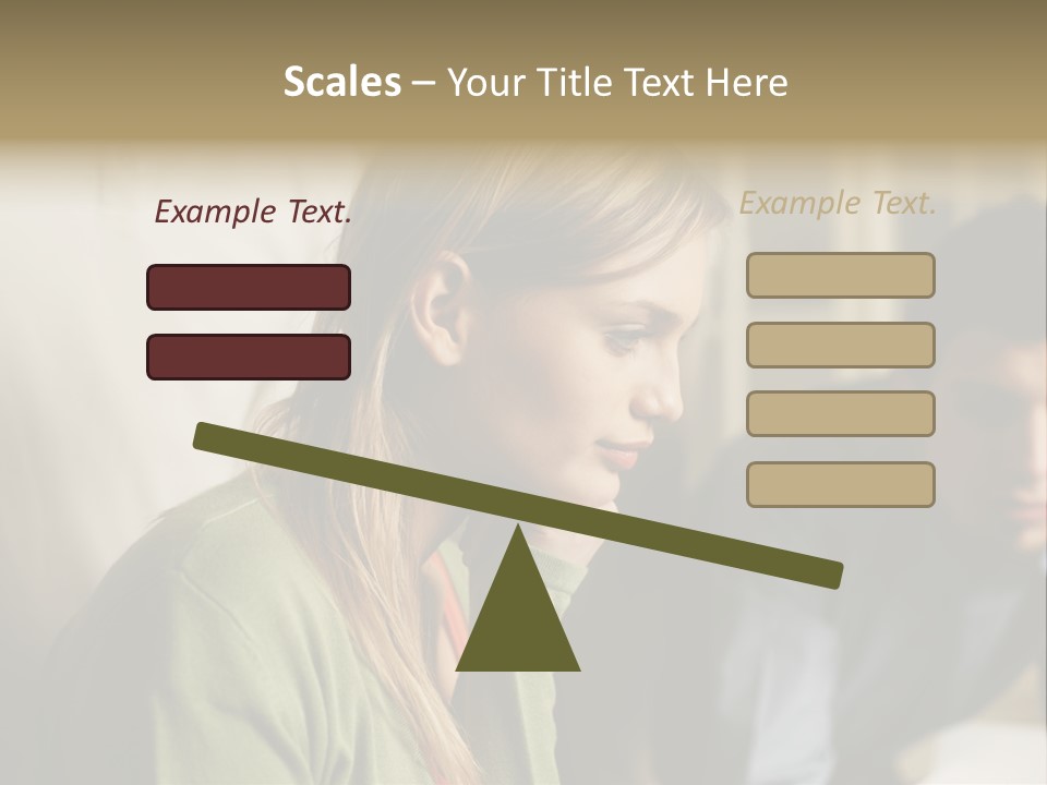 Sitting Poster Stockphotographs PowerPoint Template