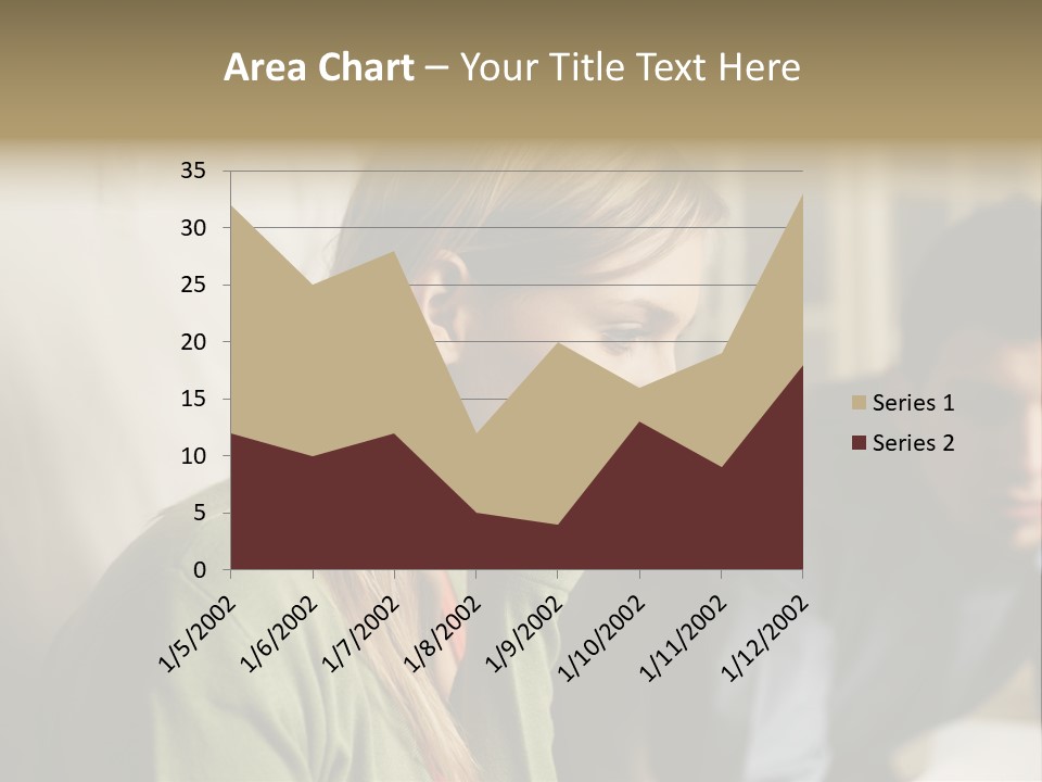 Sitting Poster Stockphotographs PowerPoint Template