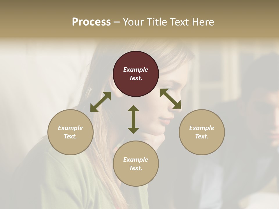 Sitting Poster Stockphotographs PowerPoint Template