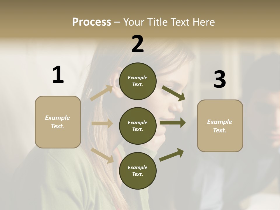 Sitting Poster Stockphotographs PowerPoint Template