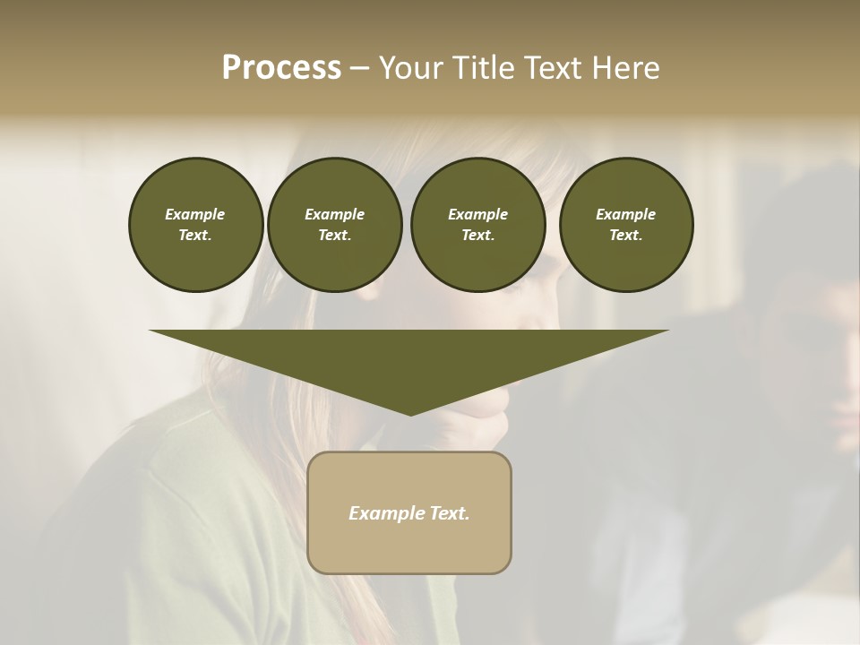 Sitting Poster Stockphotographs PowerPoint Template