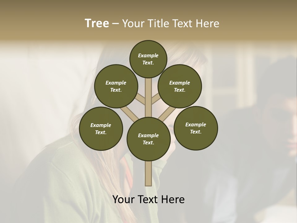 Sitting Poster Stockphotographs PowerPoint Template