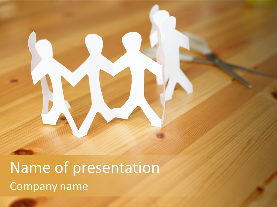 Business Inside Standing PowerPoint Template