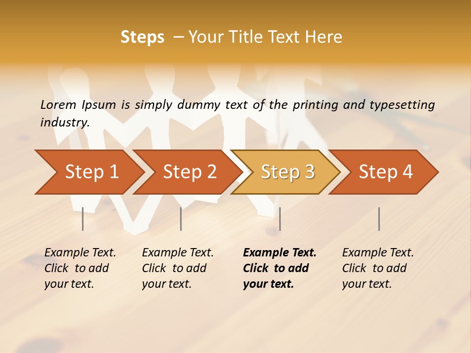 Business Inside Standing PowerPoint Template