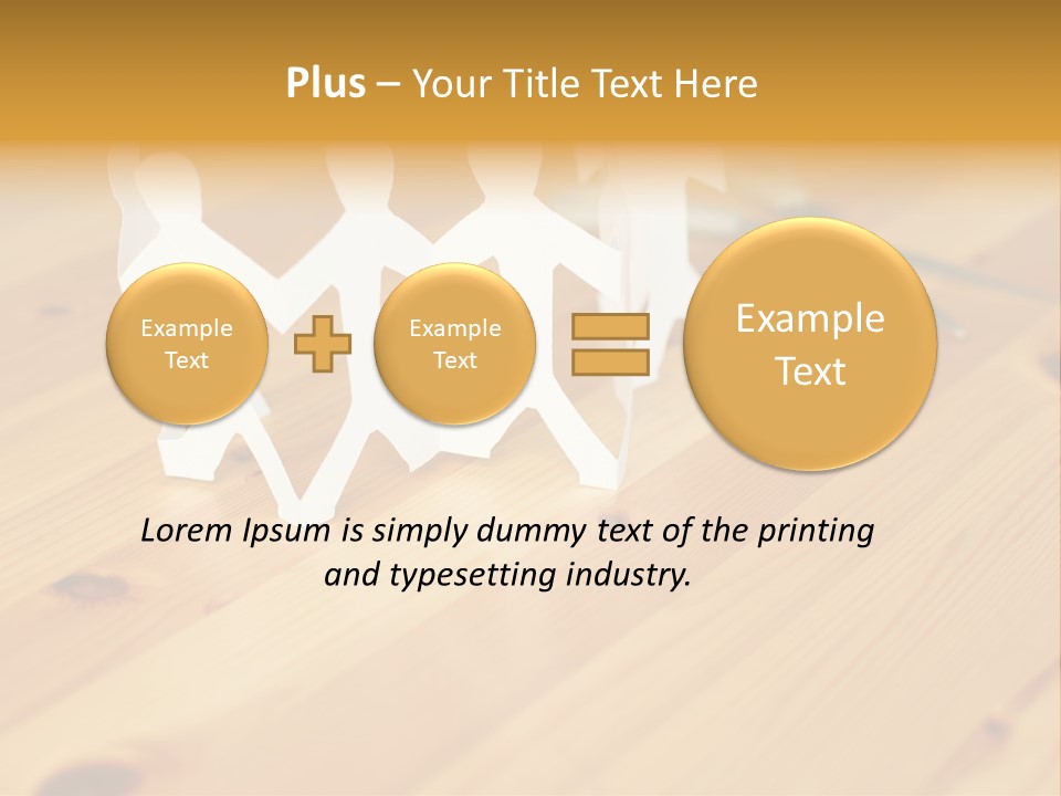Business Inside Standing PowerPoint Template