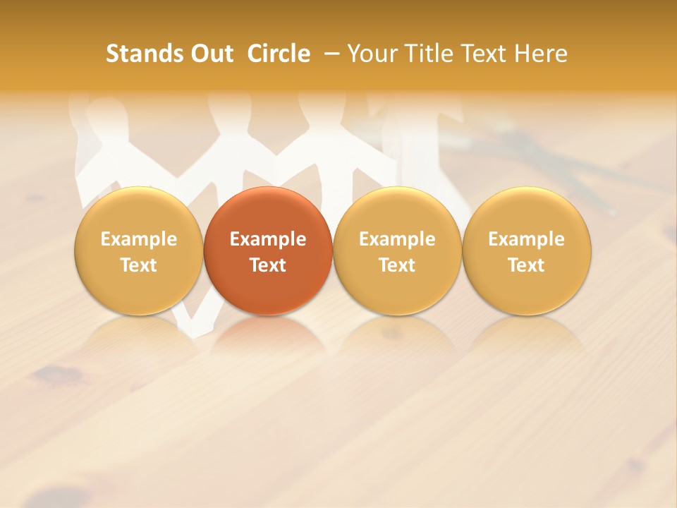 Business Inside Standing PowerPoint Template