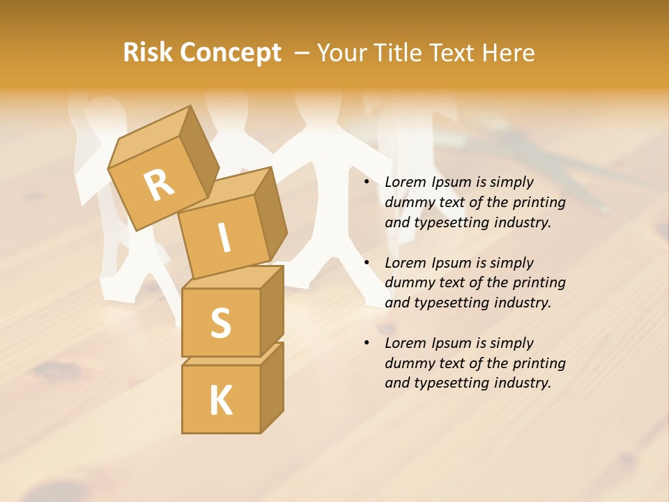 Business Inside Standing PowerPoint Template