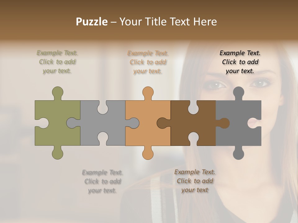 Sweater Print Stockimage PowerPoint Template