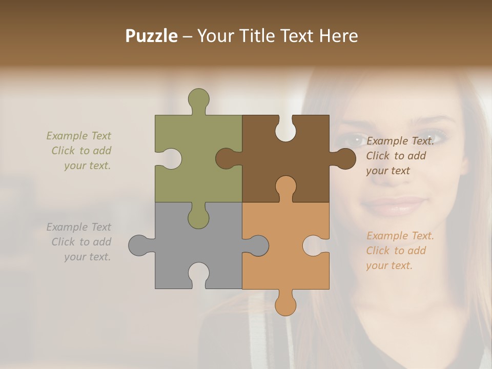 Sweater Print Stockimage PowerPoint Template