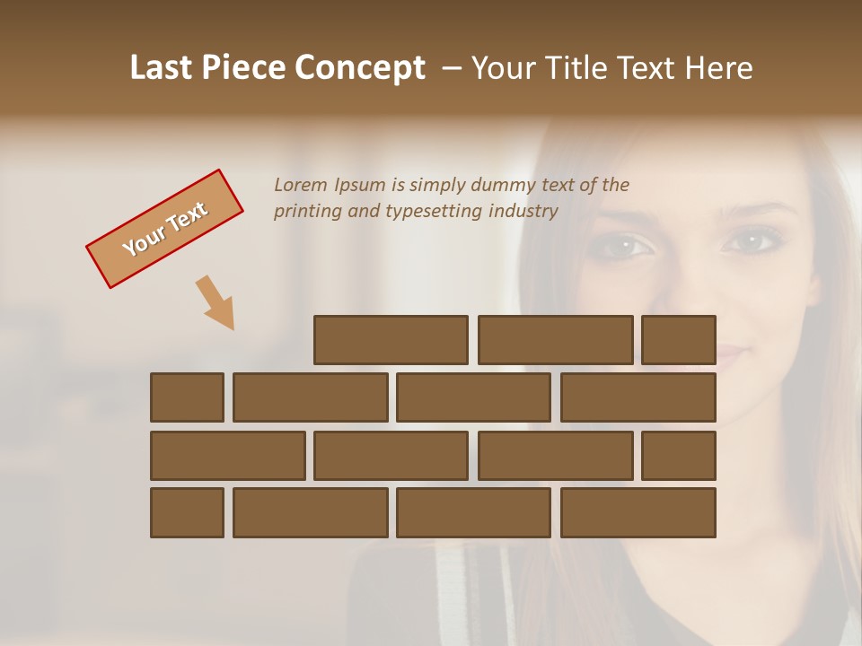 Sweater Print Stockimage PowerPoint Template