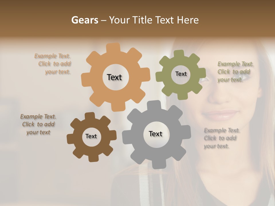 Sweater Print Stockimage PowerPoint Template