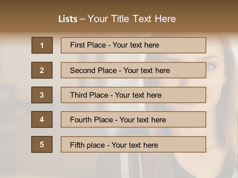 Sweater Print Stockimage PowerPoint Template