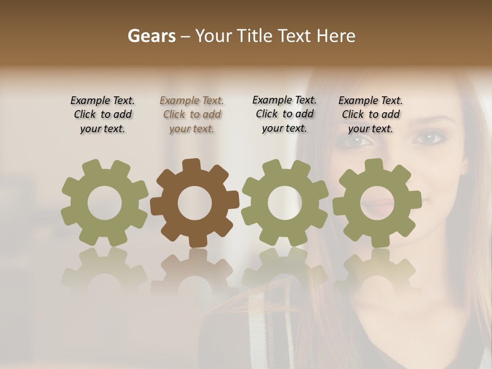 Sweater Print Stockimage PowerPoint Template