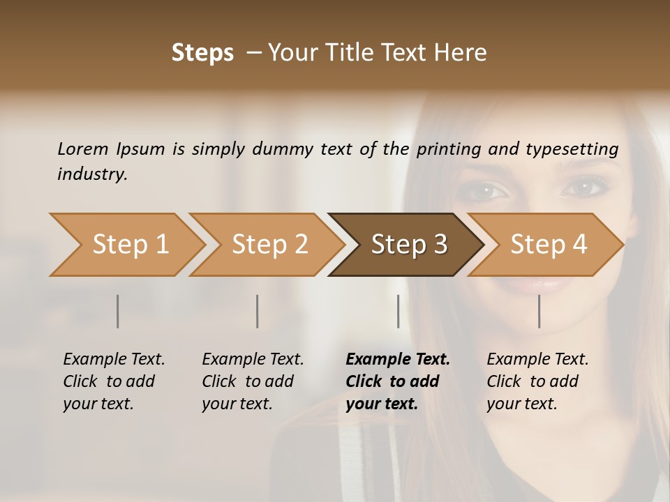 Sweater Print Stockimage PowerPoint Template