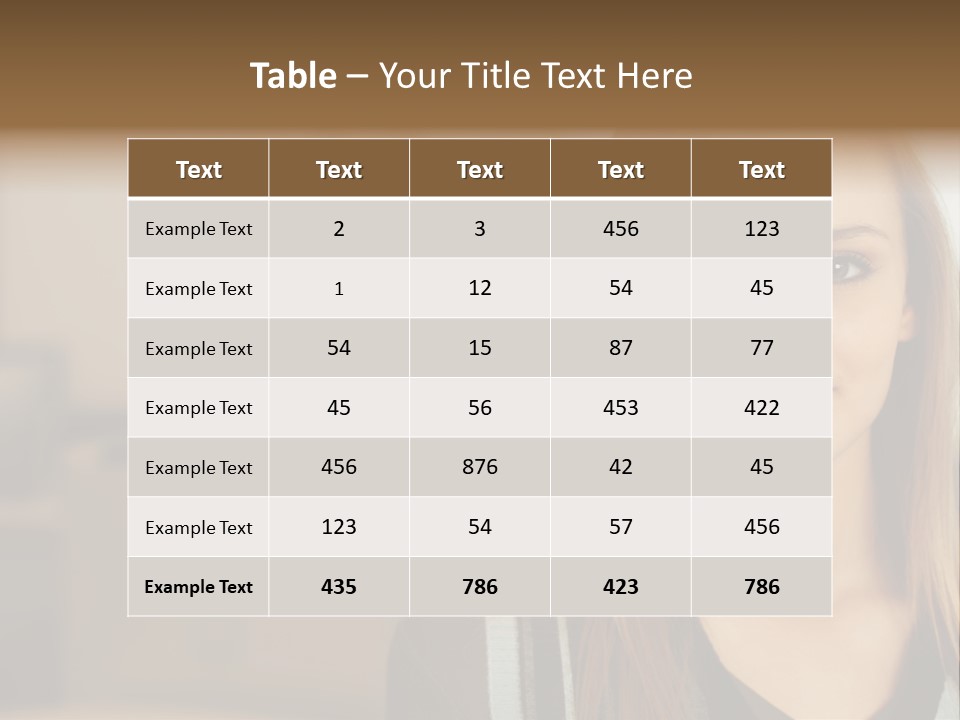 Sweater Print Stockimage PowerPoint Template