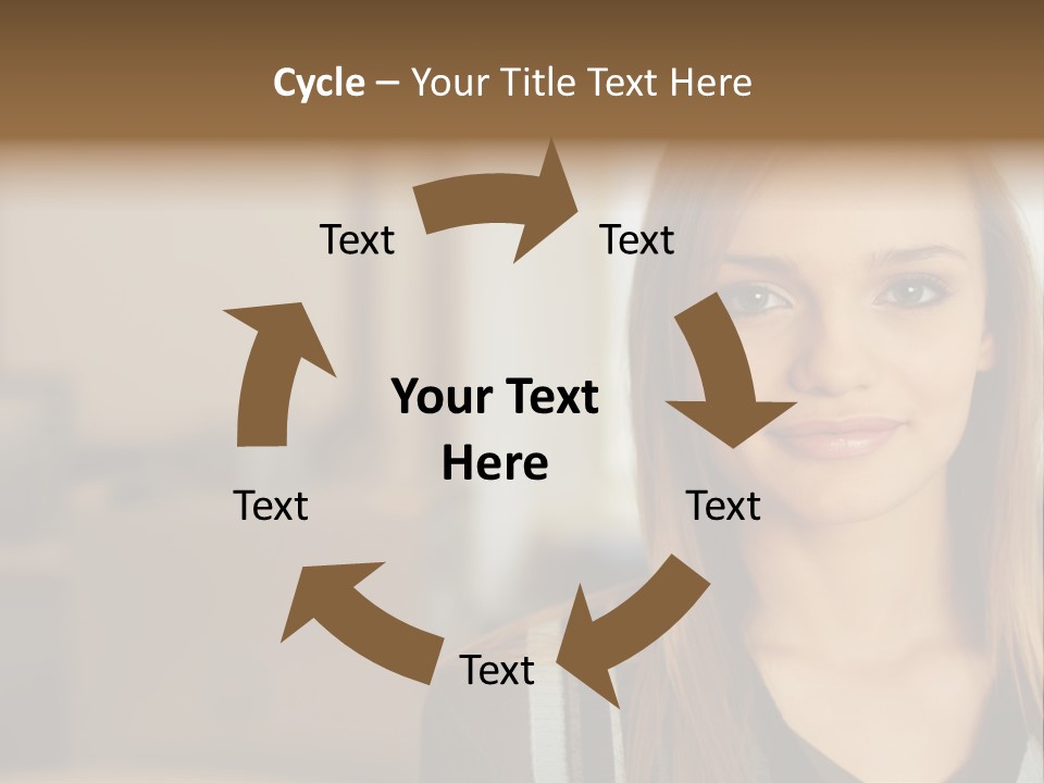 Sweater Print Stockimage PowerPoint Template