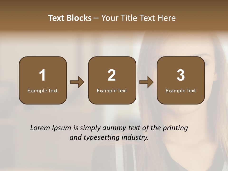 Sweater Print Stockimage PowerPoint Template