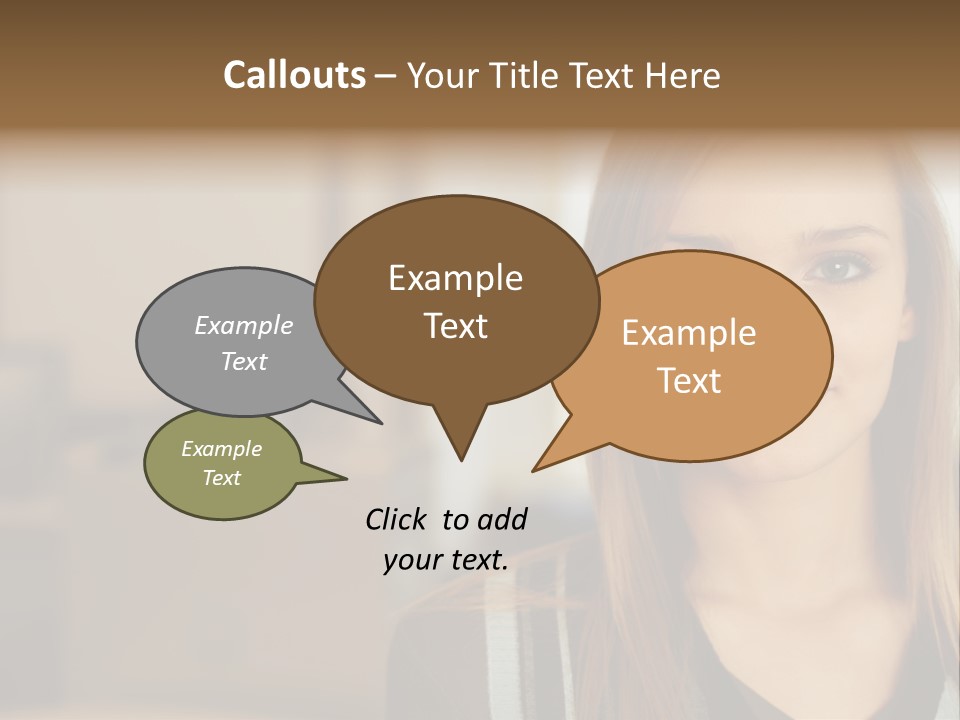 Sweater Print Stockimage PowerPoint Template