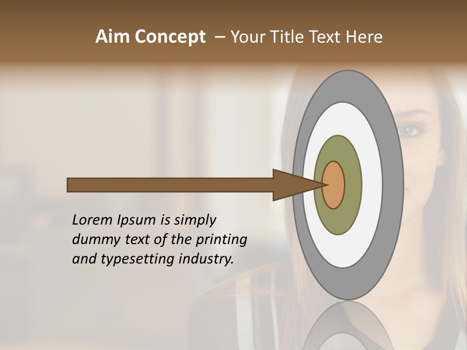 Sweater Print Stockimage PowerPoint Template