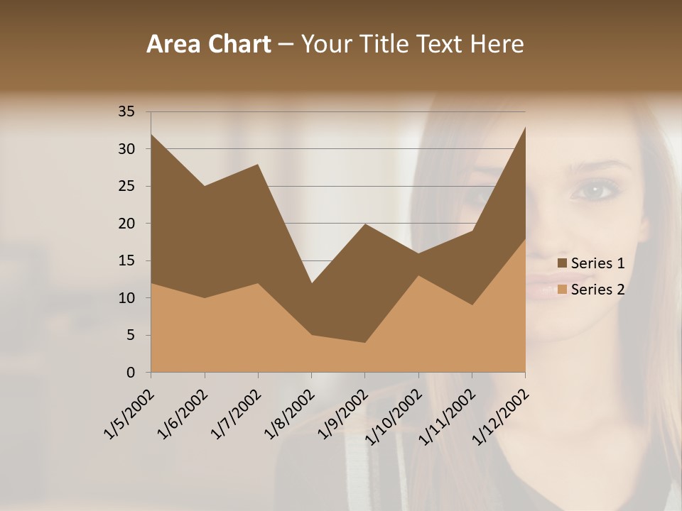 Sweater Print Stockimage PowerPoint Template