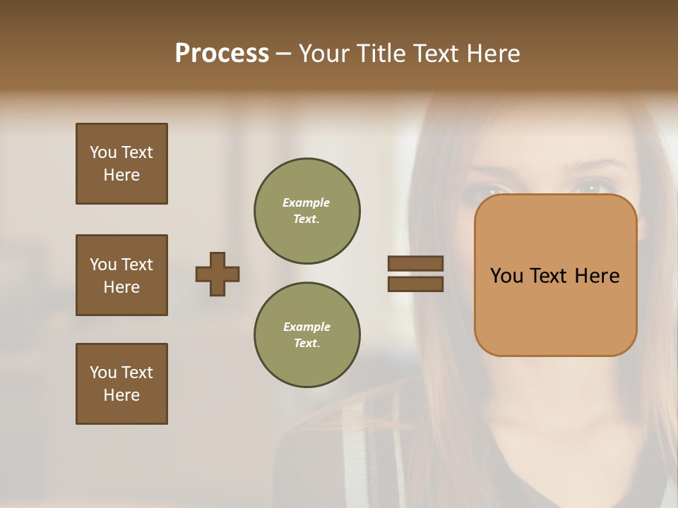 Sweater Print Stockimage PowerPoint Template