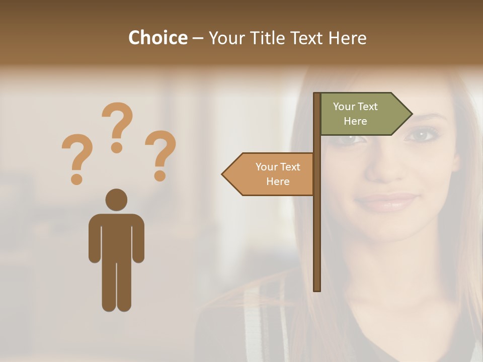 Sweater Print Stockimage PowerPoint Template