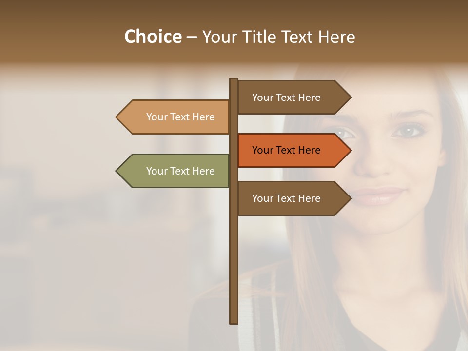 Sweater Print Stockimage PowerPoint Template