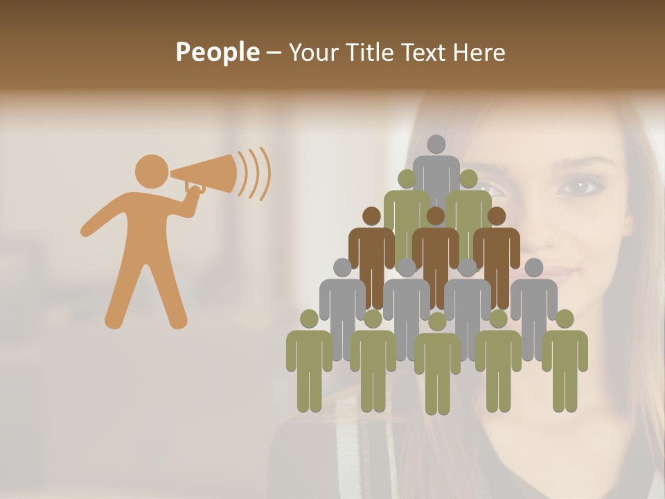 Sweater Print Stockimage PowerPoint Template