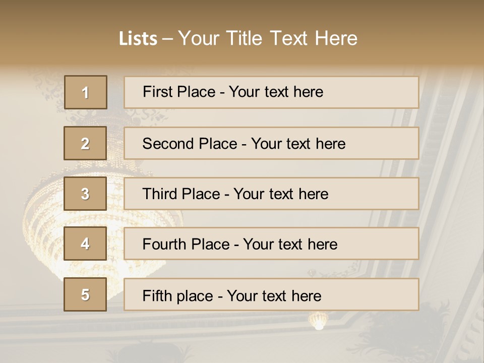 Stockphotograph Metal Posters PowerPoint Template