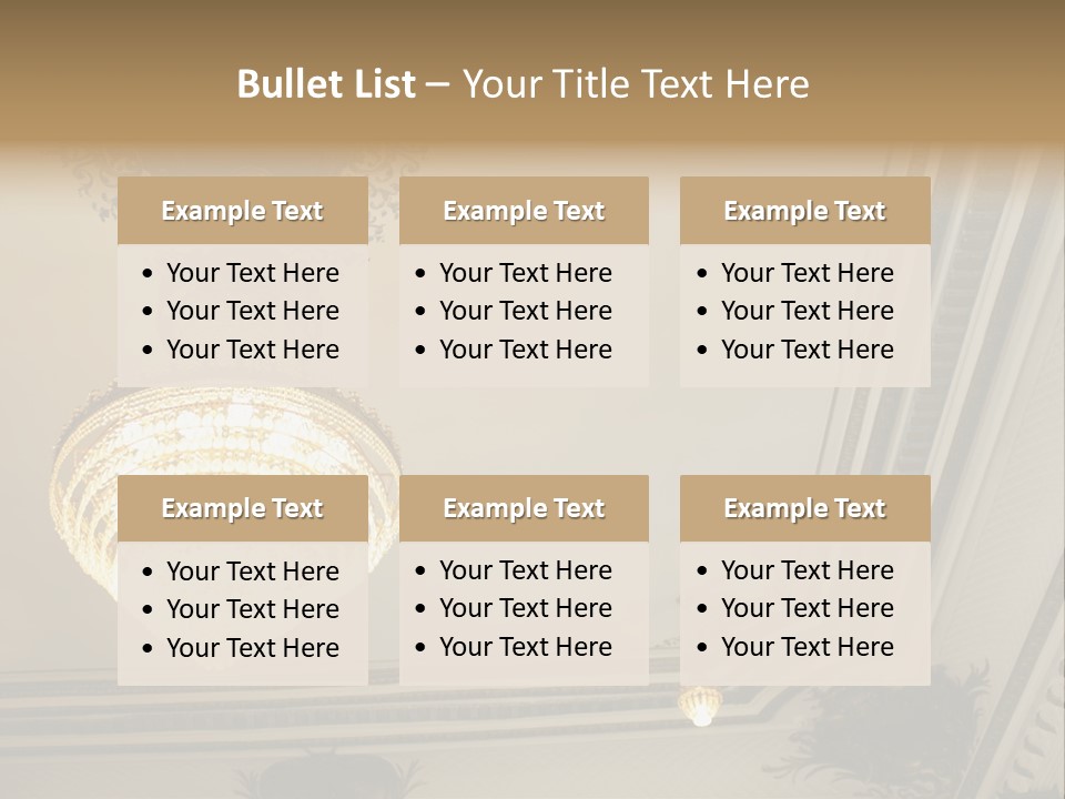 Stockphotograph Metal Posters PowerPoint Template