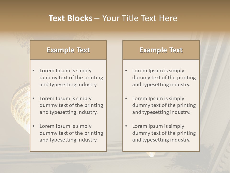 Stockphotograph Metal Posters PowerPoint Template