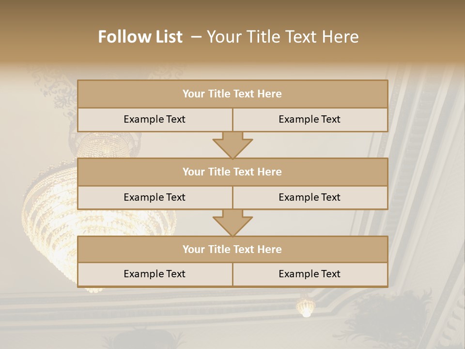 Stockphotograph Metal Posters PowerPoint Template