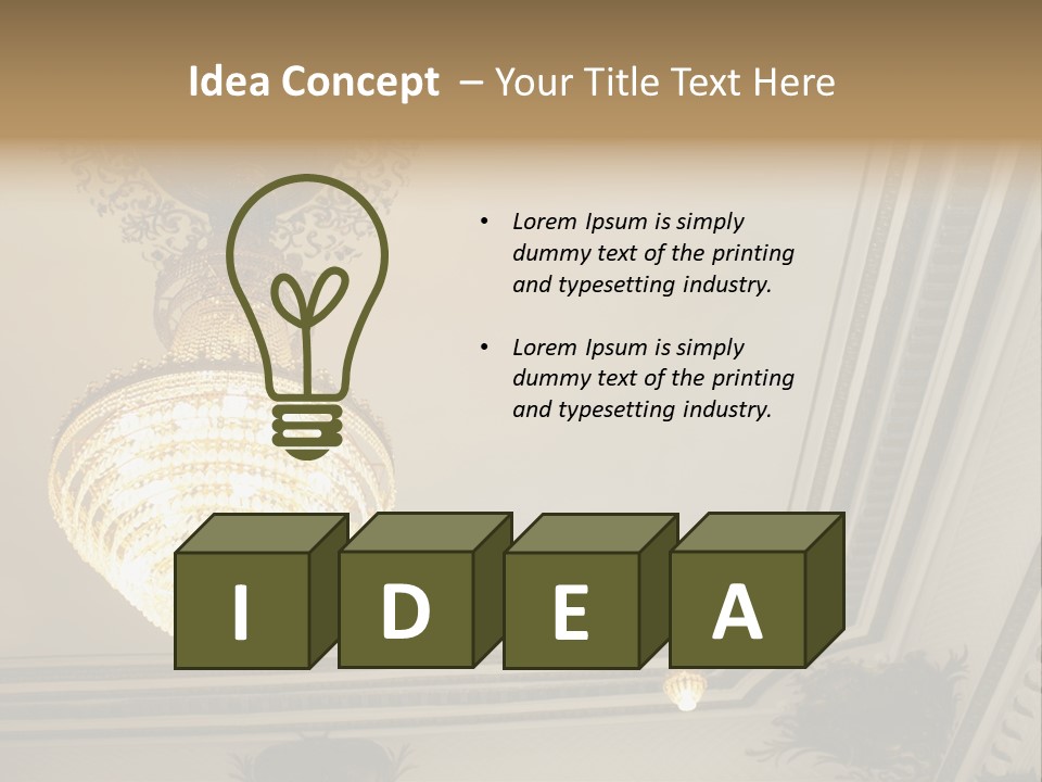 Stockphotograph Metal Posters PowerPoint Template