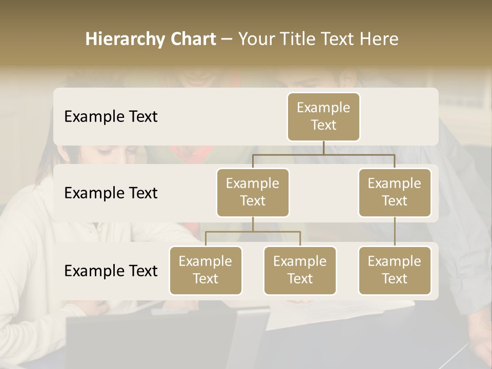 Male Youngwoman Print PowerPoint Template