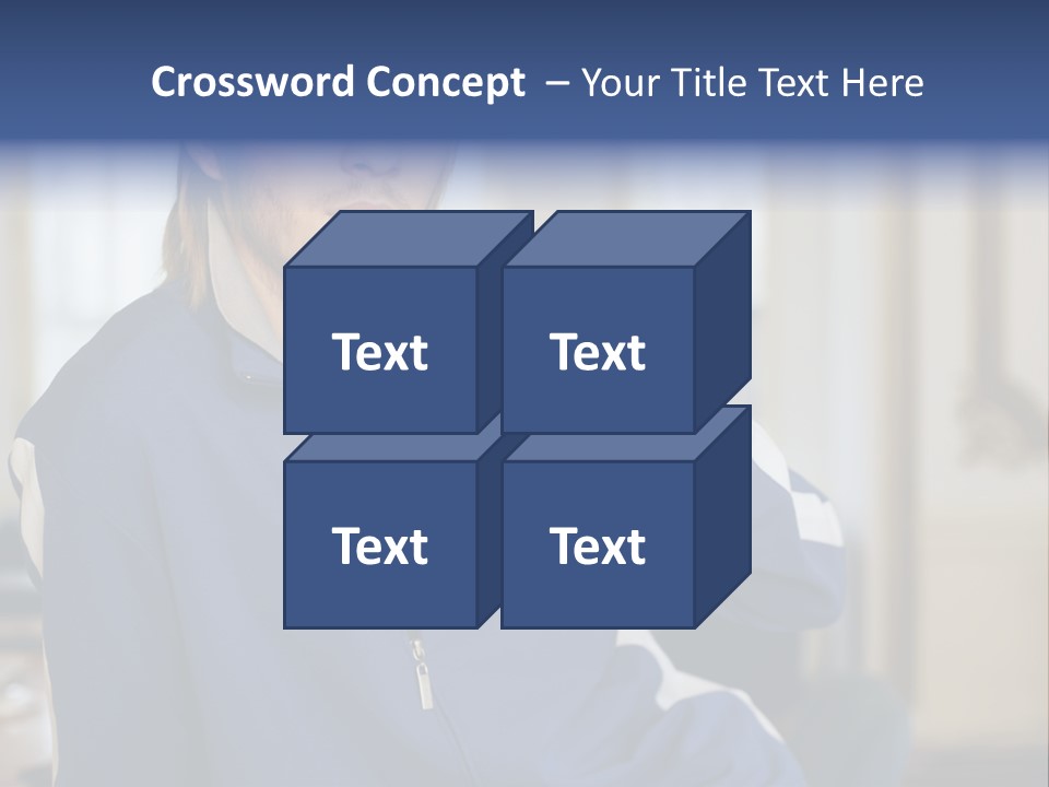 Facialhair Posters Business PowerPoint Template