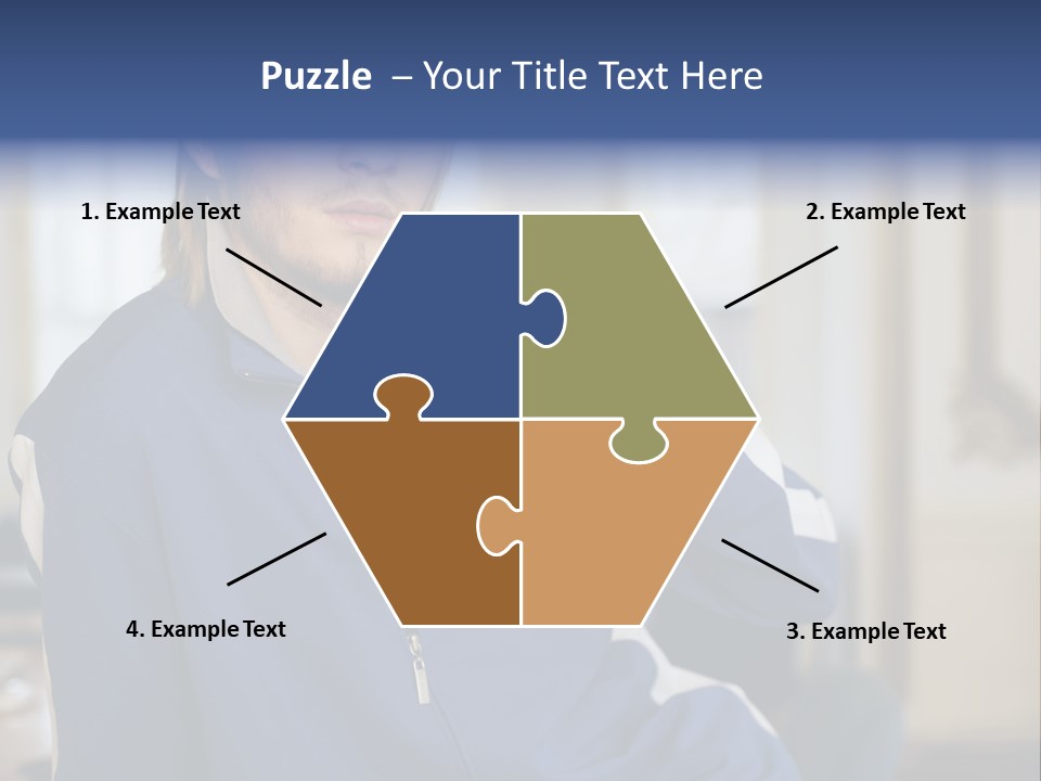 Facialhair Posters Business PowerPoint Template