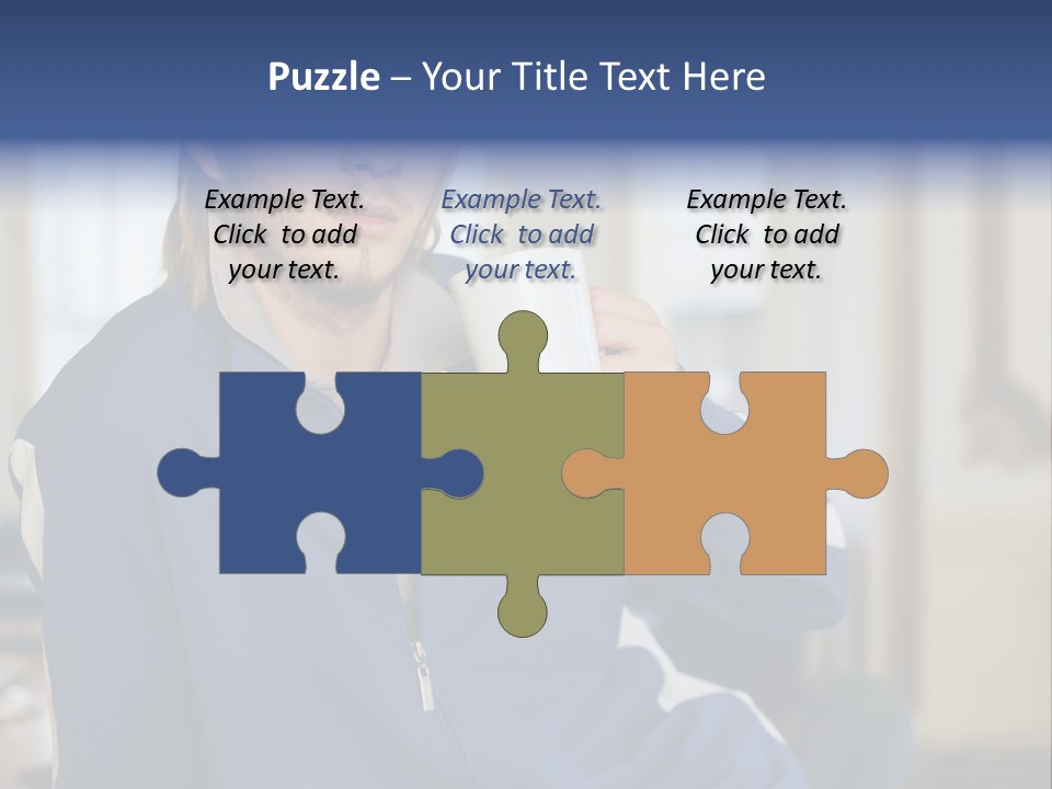 Facialhair Posters Business PowerPoint Template